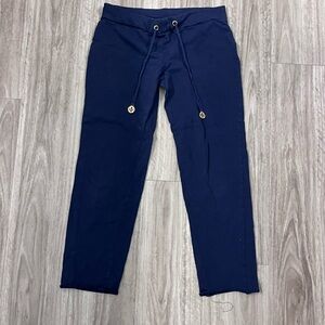 Tory Burch Women’s Blue Joggers with Drawstring